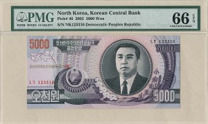 North Korea - Pick-46 - 2002 dated Foreign Paper Money